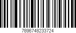 Código de barras (EAN, GTIN, SKU, ISBN): '7896748233724'