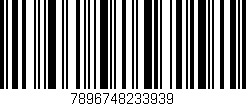 Código de barras (EAN, GTIN, SKU, ISBN): '7896748233939'