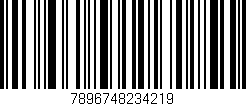 Código de barras (EAN, GTIN, SKU, ISBN): '7896748234219'