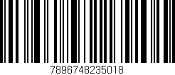Código de barras (EAN, GTIN, SKU, ISBN): '7896748235018'