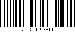 Código de barras (EAN, GTIN, SKU, ISBN): '7896748236510'