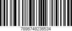 Código de barras (EAN, GTIN, SKU, ISBN): '7896748236534'