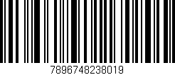 Código de barras (EAN, GTIN, SKU, ISBN): '7896748238019'