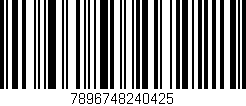 Código de barras (EAN, GTIN, SKU, ISBN): '7896748240425'