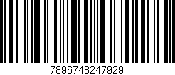 Código de barras (EAN, GTIN, SKU, ISBN): '7896748247929'