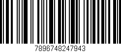 Código de barras (EAN, GTIN, SKU, ISBN): '7896748247943'