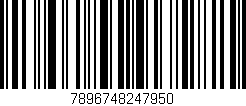 Código de barras (EAN, GTIN, SKU, ISBN): '7896748247950'