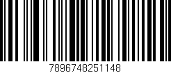 Código de barras (EAN, GTIN, SKU, ISBN): '7896748251148'