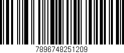 Código de barras (EAN, GTIN, SKU, ISBN): '7896748251209'