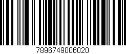 Código de barras (EAN, GTIN, SKU, ISBN): '7896749006020'