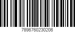 Código de barras (EAN, GTIN, SKU, ISBN): '7896760230206'