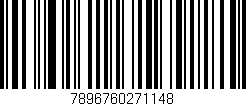 Código de barras (EAN, GTIN, SKU, ISBN): '7896760271148'