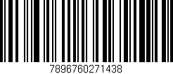 Código de barras (EAN, GTIN, SKU, ISBN): '7896760271438'