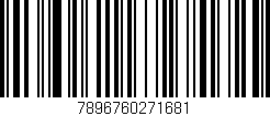Código de barras (EAN, GTIN, SKU, ISBN): '7896760271681'