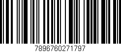Código de barras (EAN, GTIN, SKU, ISBN): '7896760271797'