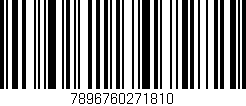 Código de barras (EAN, GTIN, SKU, ISBN): '7896760271810'