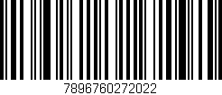 Código de barras (EAN, GTIN, SKU, ISBN): '7896760272022'