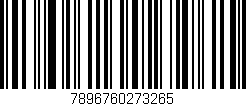 Código de barras (EAN, GTIN, SKU, ISBN): '7896760273265'