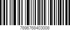 Código de barras (EAN, GTIN, SKU, ISBN): '7896768403008'