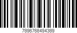 Código de barras (EAN, GTIN, SKU, ISBN): '7896768494389'