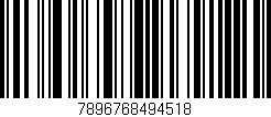 Código de barras (EAN, GTIN, SKU, ISBN): '7896768494518'