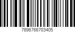 Código de barras (EAN, GTIN, SKU, ISBN): '7896768703405'