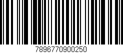 Código de barras (EAN, GTIN, SKU, ISBN): '7896770900250'