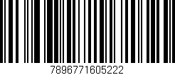 Código de barras (EAN, GTIN, SKU, ISBN): '7896771605222'