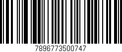 Código de barras (EAN, GTIN, SKU, ISBN): '7896773500747'