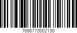 Código de barras (EAN, GTIN, SKU, ISBN): '7896773502130'