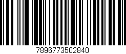 Código de barras (EAN, GTIN, SKU, ISBN): '7896773502840'