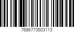 Código de barras (EAN, GTIN, SKU, ISBN): '7896773503113'