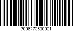 Código de barras (EAN, GTIN, SKU, ISBN): '7896773580831'
