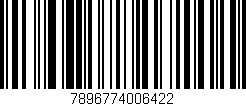 Código de barras (EAN, GTIN, SKU, ISBN): '7896774006422'