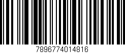 Código de barras (EAN, GTIN, SKU, ISBN): '7896774014816'