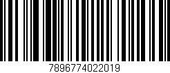 Código de barras (EAN, GTIN, SKU, ISBN): '7896774022019'