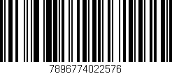 Código de barras (EAN, GTIN, SKU, ISBN): '7896774022576'