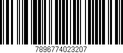 Código de barras (EAN, GTIN, SKU, ISBN): '7896774023207'