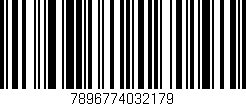 Código de barras (EAN, GTIN, SKU, ISBN): '7896774032179'