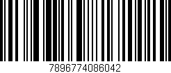 Código de barras (EAN, GTIN, SKU, ISBN): '7896774086042'