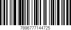 Código de barras (EAN, GTIN, SKU, ISBN): '7896777144725'