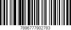 Código de barras (EAN, GTIN, SKU, ISBN): '7896777902783'