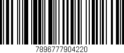 Código de barras (EAN, GTIN, SKU, ISBN): '7896777904220'