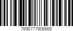 Código de barras (EAN, GTIN, SKU, ISBN): '7896777906668'