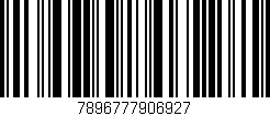 Código de barras (EAN, GTIN, SKU, ISBN): '7896777906927'