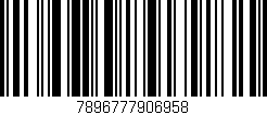 Código de barras (EAN, GTIN, SKU, ISBN): '7896777906958'