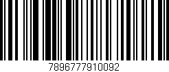 Código de barras (EAN, GTIN, SKU, ISBN): '7896777910092'