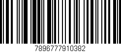 Código de barras (EAN, GTIN, SKU, ISBN): '7896777910382'