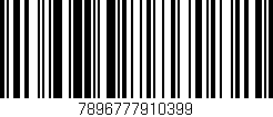 Código de barras (EAN, GTIN, SKU, ISBN): '7896777910399'