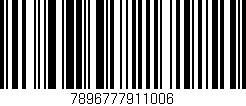 Código de barras (EAN, GTIN, SKU, ISBN): '7896777911006'